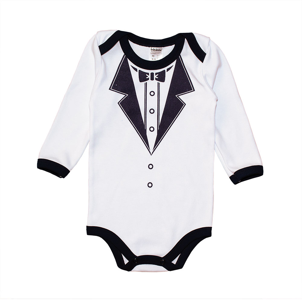 

Боди Смокинг Interkids 1.5 года 86 см Белый 2812