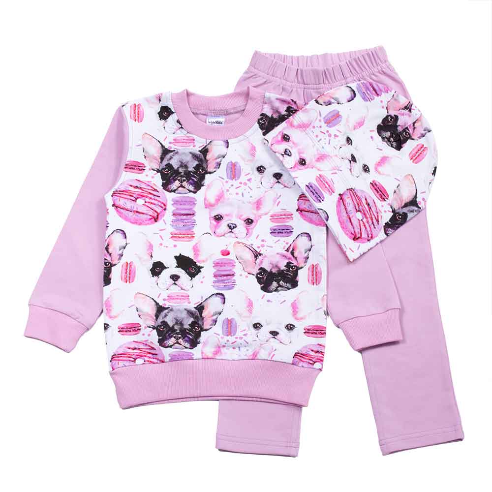 

Костюм для девочки Мопсы Interkids 4 года 104 см Розовый 3360