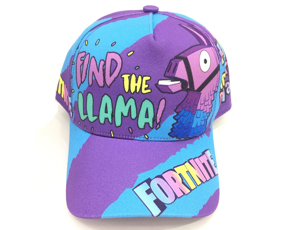 

Кепка блайзер детская Fortnite Find the Llama фиолетовая