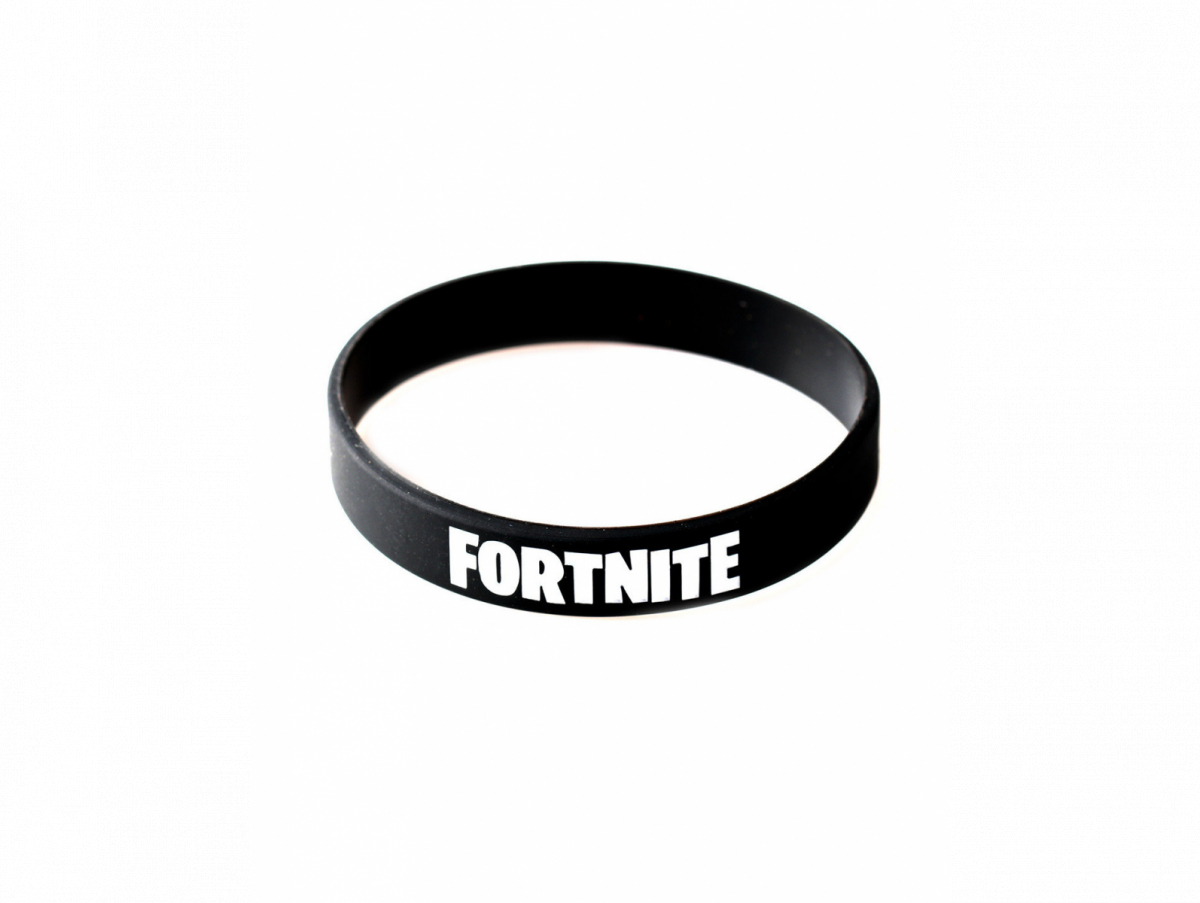 

Силиконовый браслет Fortnite черный