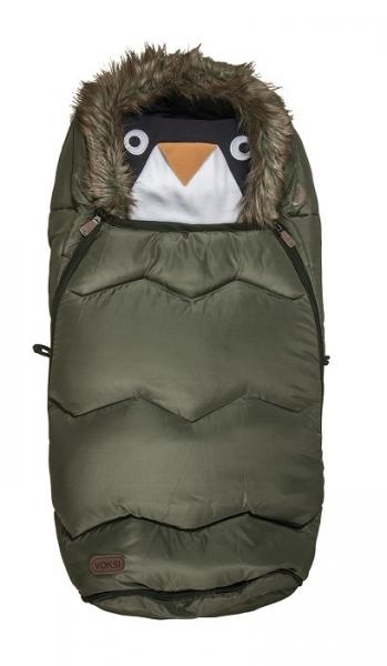 

Универсальный конверт Voksi Urban Olive Green с мехом