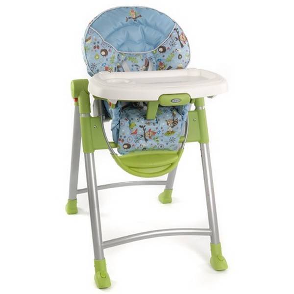 

Стульчик для кормления Graco Contempo My Friend (салатовый с голубым) (G3A01MYDE)