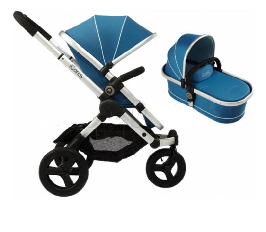 

Универсальная коляска 2 в 1 iCandy Peach Jogger с сумкой Gumdrop (Голубая) (IC826/827/830K)