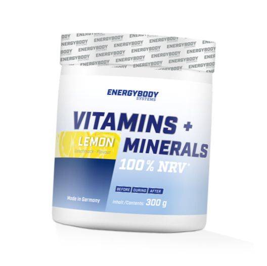 

Energy Body Vitamins plus Minerals Powder 300г Лимон (36149002)