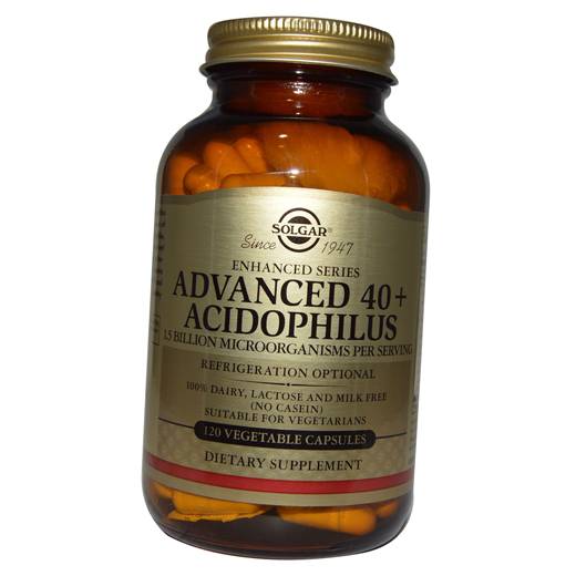 

Advanced 40 plus Acidophilus Solgar 120вегкапс (69313003)