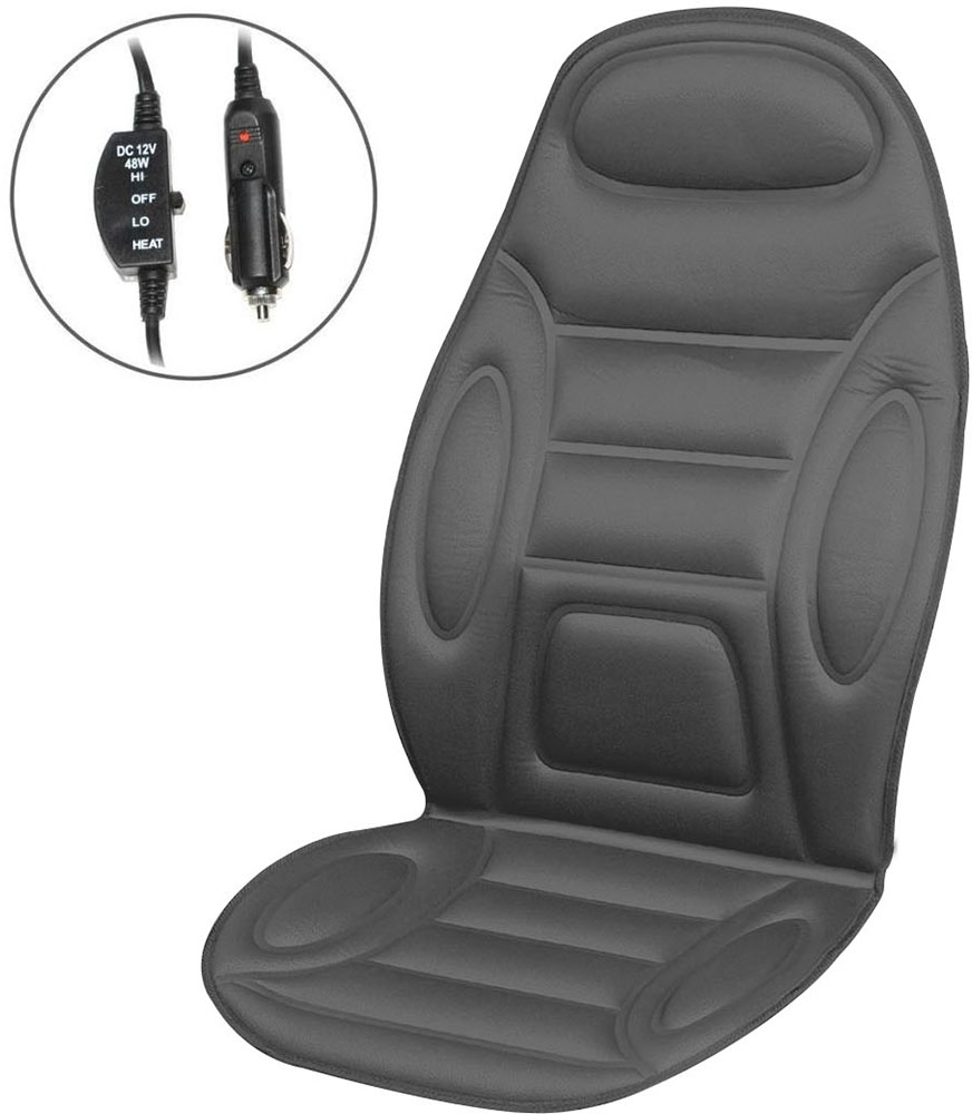 

Накидка на сидіння з підігрівом Lavita LA 140402GR 60 Вт Grey (LA 140402GR)