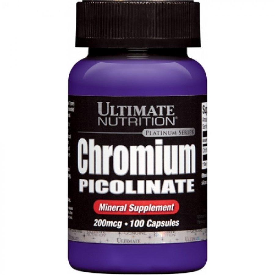 

Витамины Ultimate Nutrition Chromium Picolinate 200 mcg 100 caps