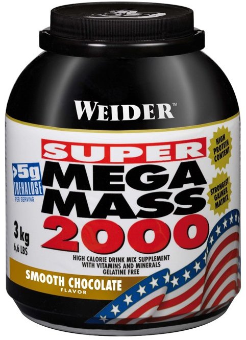 

Гейнер Weider Mega Mass 2000 3000 g /21 servings/ Vanilla 3000 г