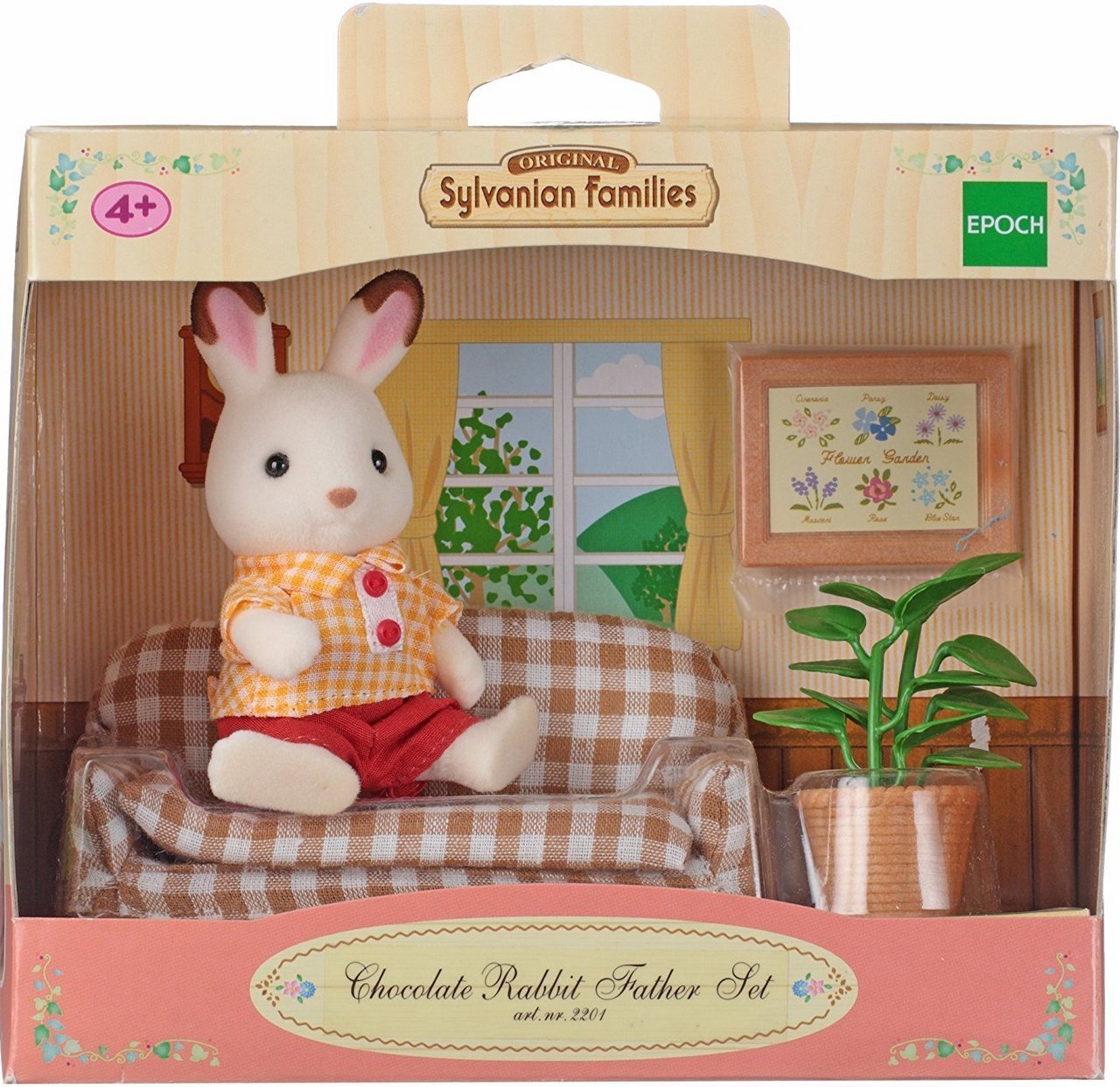

Игровой набор с фигурками Sylvanian Families Шоколодный кролик-папа на диване (5013)