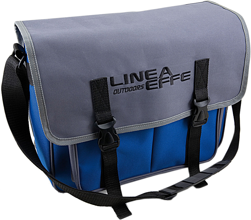 

Сумка спиннингиста Lineaeffe 38х30х12 см Cеро-синяя (6538033)