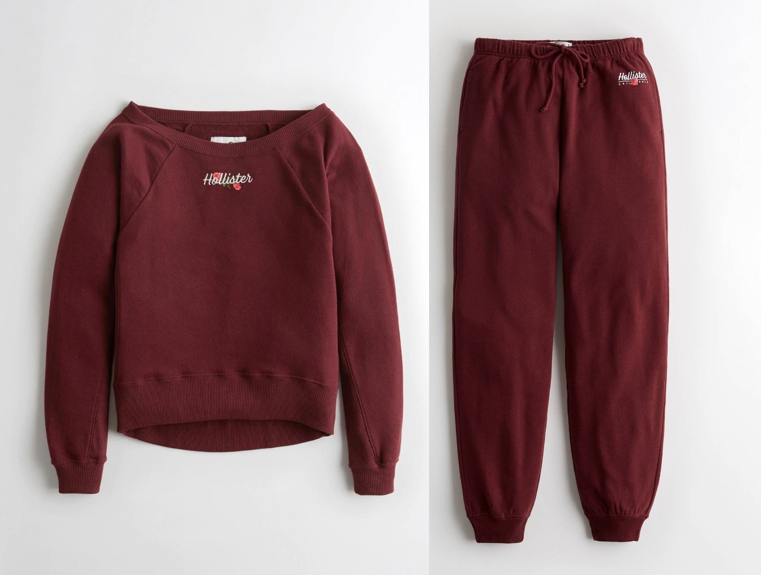 

Спортивный костюм женский - костюм спортивный Hollister HC8331W M Бордовый