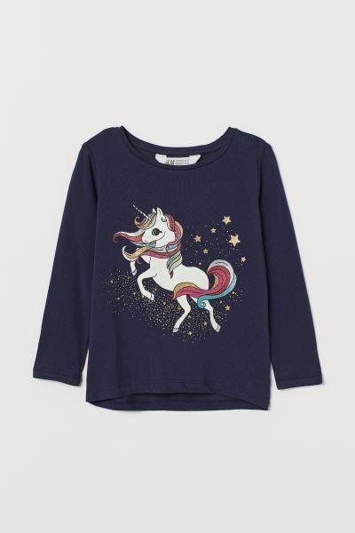 

Джемпер для девочки H&M 2-4 ГОДА 98-104см Единорог