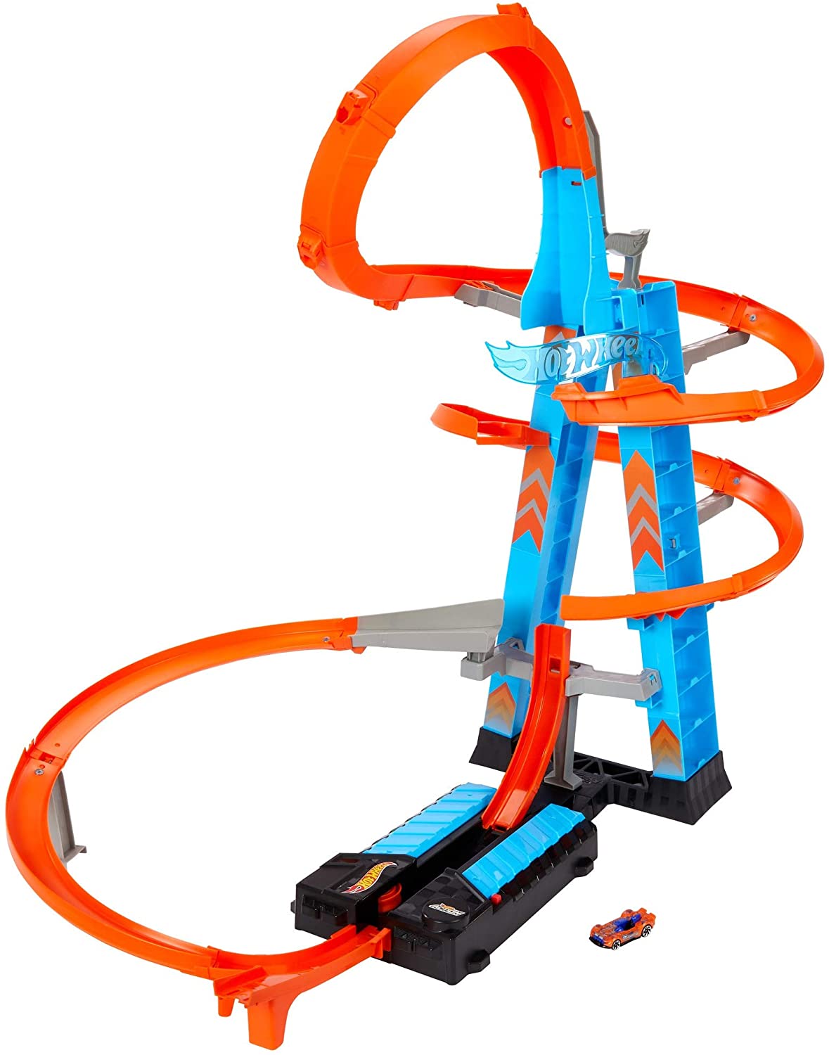 

Игровой набор Трек Хот Вилс Небоскреб Падение с Башни Hot Wheels Sky Crash Tower Track Set (GWT39)