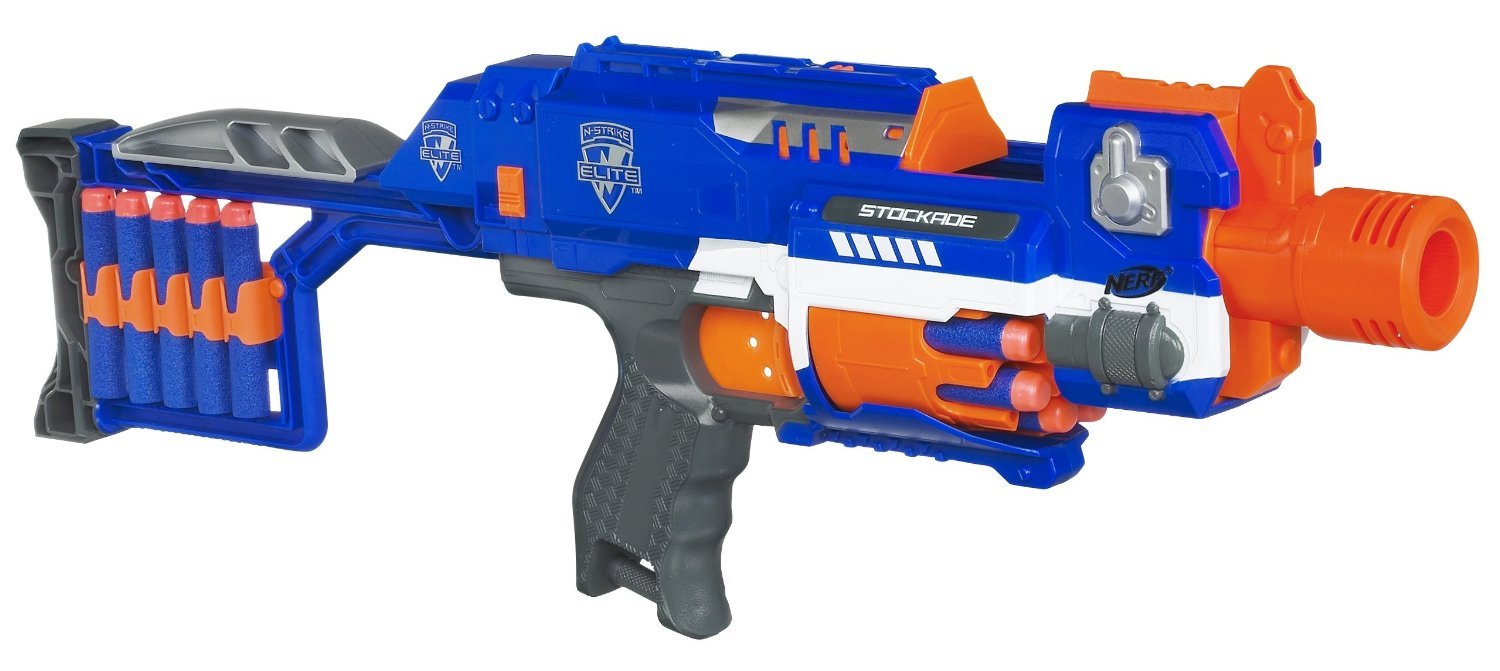 

Бластер Нерф Н-Страйк Элит Стокэйд Nerf N-Strike Elite Stockade Blaster Hasbro (98695)