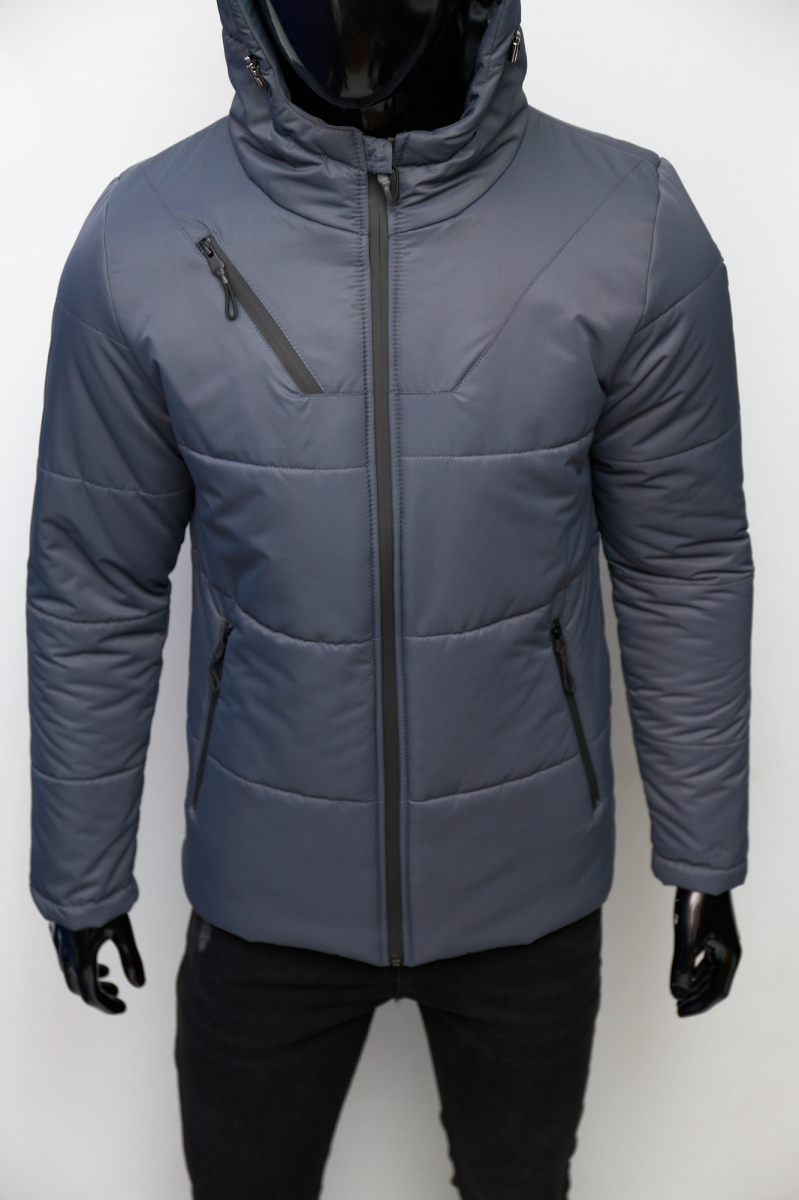 

Куртка мужская евро зима Fashion Republic Royal Men NR 1060 S Серый