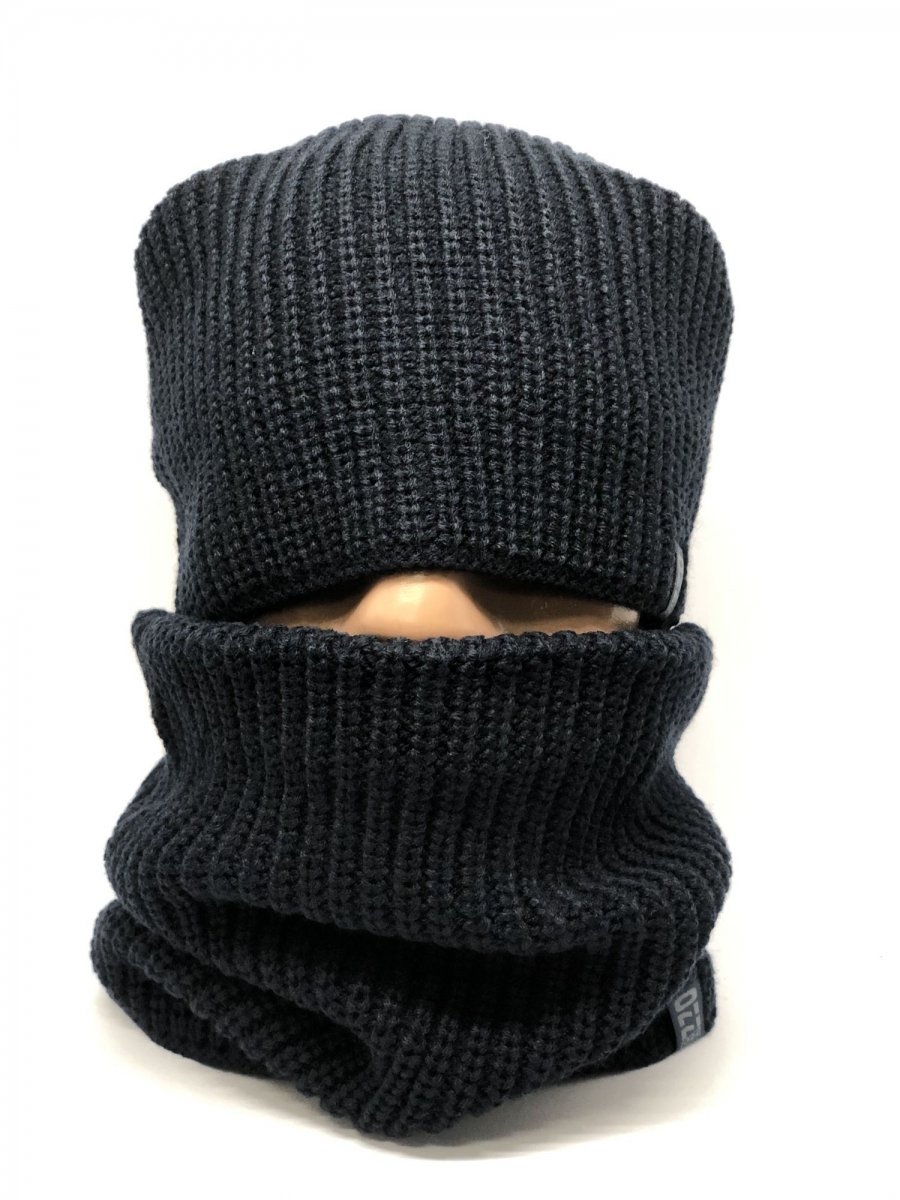 

Комплект шарф снуд и шапка OZZI 139 5 One Size Синий