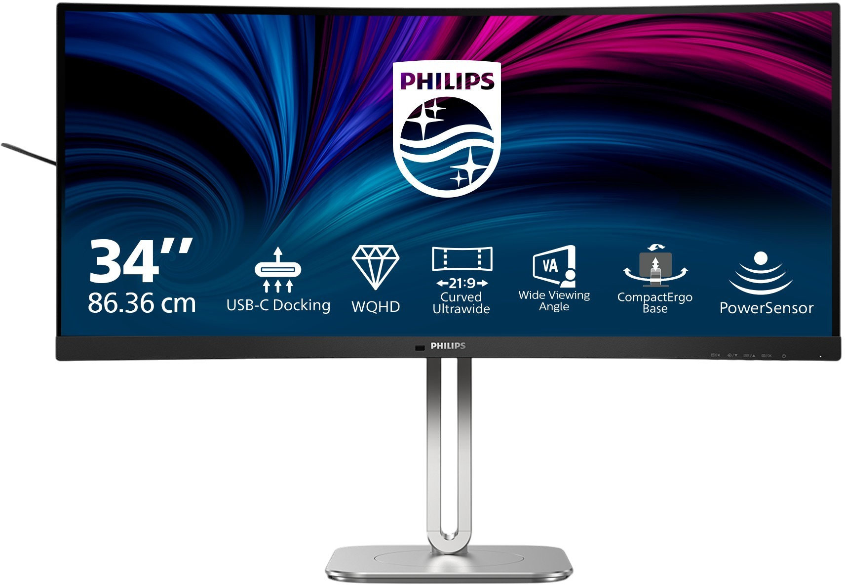 Монітор 34" Philips Business Curved VA (34B2U5600C/00)