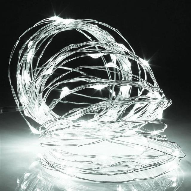 

Гирлянда на батарейках "Капля росы" 5м, 50 led белый холодный (28056)