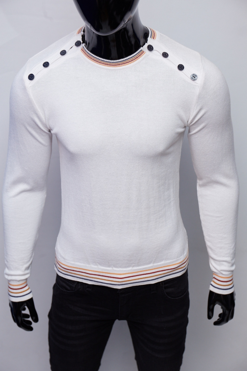 

Свитер мужской Fashion Republic 16089 S Белый