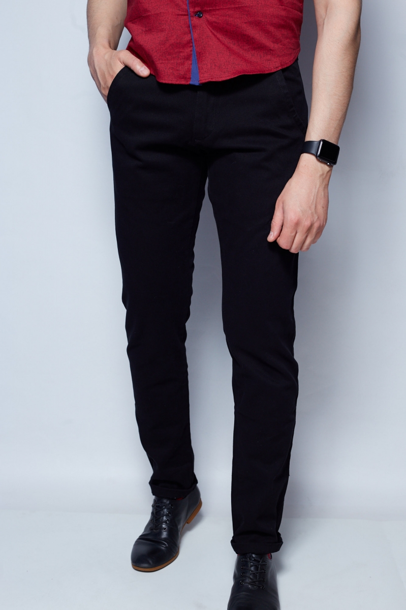 

Брюки мужские зауженные Fashion Republic 6819 29 Черный