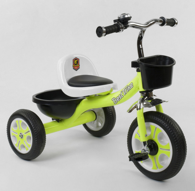 

Велосипед детский 3-х колёсный Best Trike LM салатовый с черным