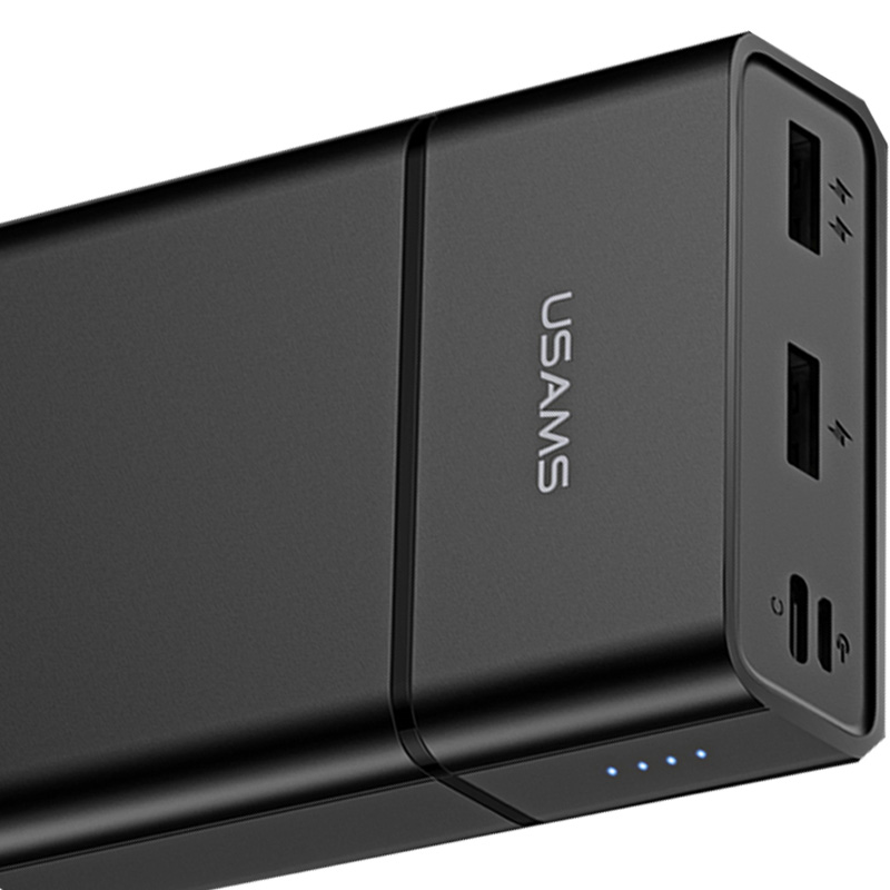 

Портативное зарядное устройство Usams US-CD75 Power Bank 20000 mAh Черный