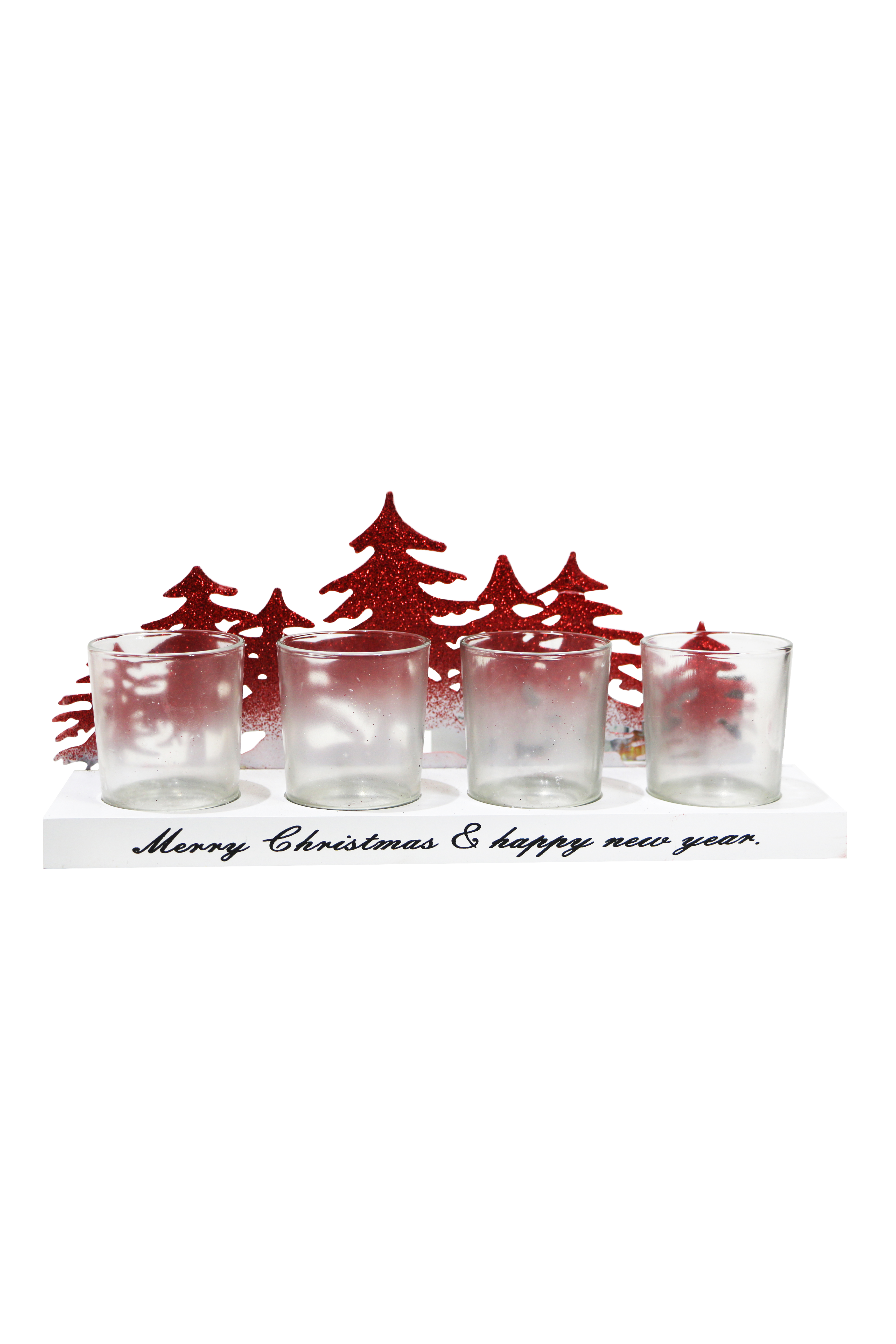 

Новогодний подсвечник Christmas gifts красный-белый K23-110277