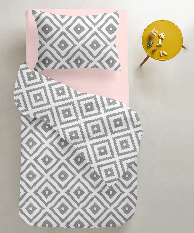 

Комплект постельного белья Cosas Ornament Grey Rose El90 155х215