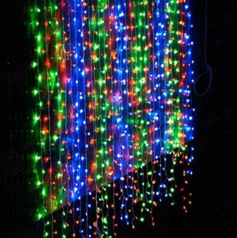 

Гирлянда Водопад 240 LED, размер 2х2м Мультицвет RD-080