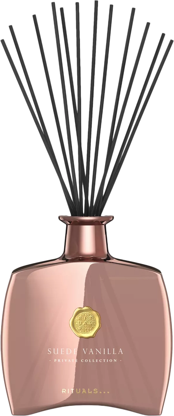 Dyfuzor zapachowy z patyczkami Rituals Private Collection Suede Vanilla 450 ml (8719134223781)