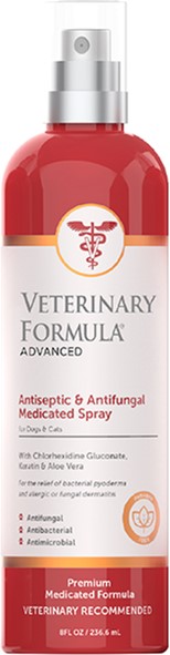 

Спрей Антисептический и Проивогрибковый Veterinary Formula Antiseptic & Antifungal для кошек и собак 236 мл (736990016256)