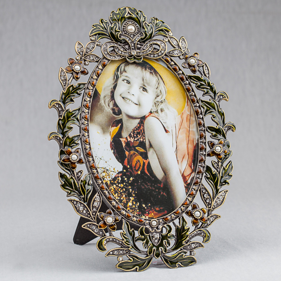 

Декоративная фоторамка «Жемчужные цветы» 15*22 см Angel Gifts SK15615