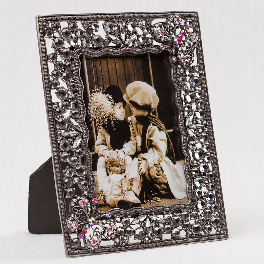 

Декоративная фоторамка «Алмазные бабочки» 14*19 см Angel Gifts SK15531