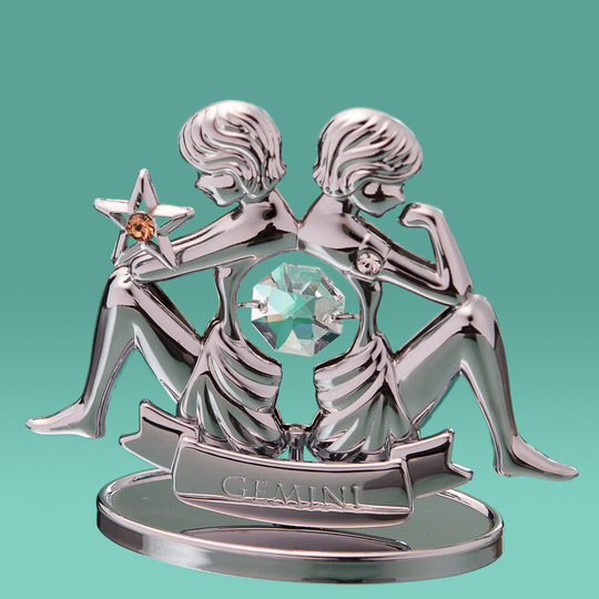 

Декоративная фигурка зодиак «Близнецы Silver» Crystocraft SK15464