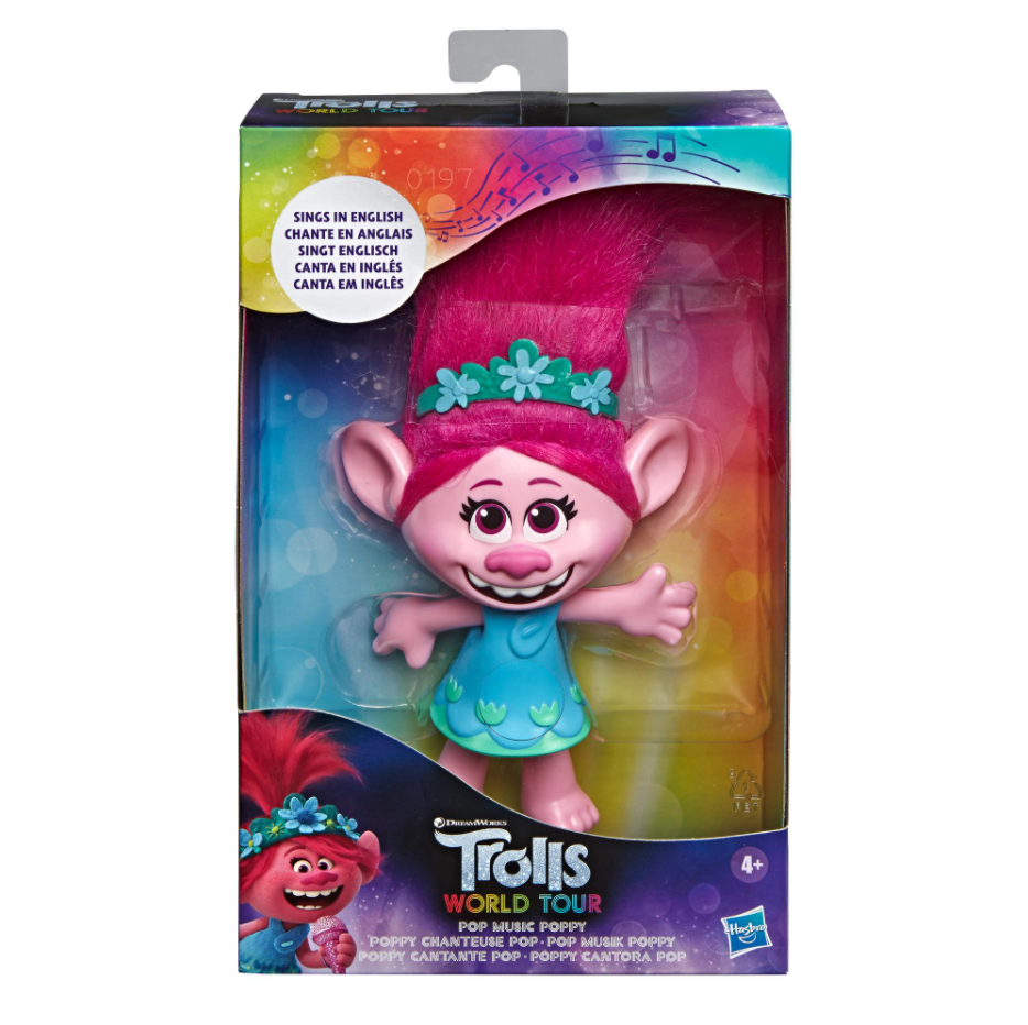 Поющая Фигурка Поппи Тролли Мировой Тур Trolls Pop Music Hasbro E7219