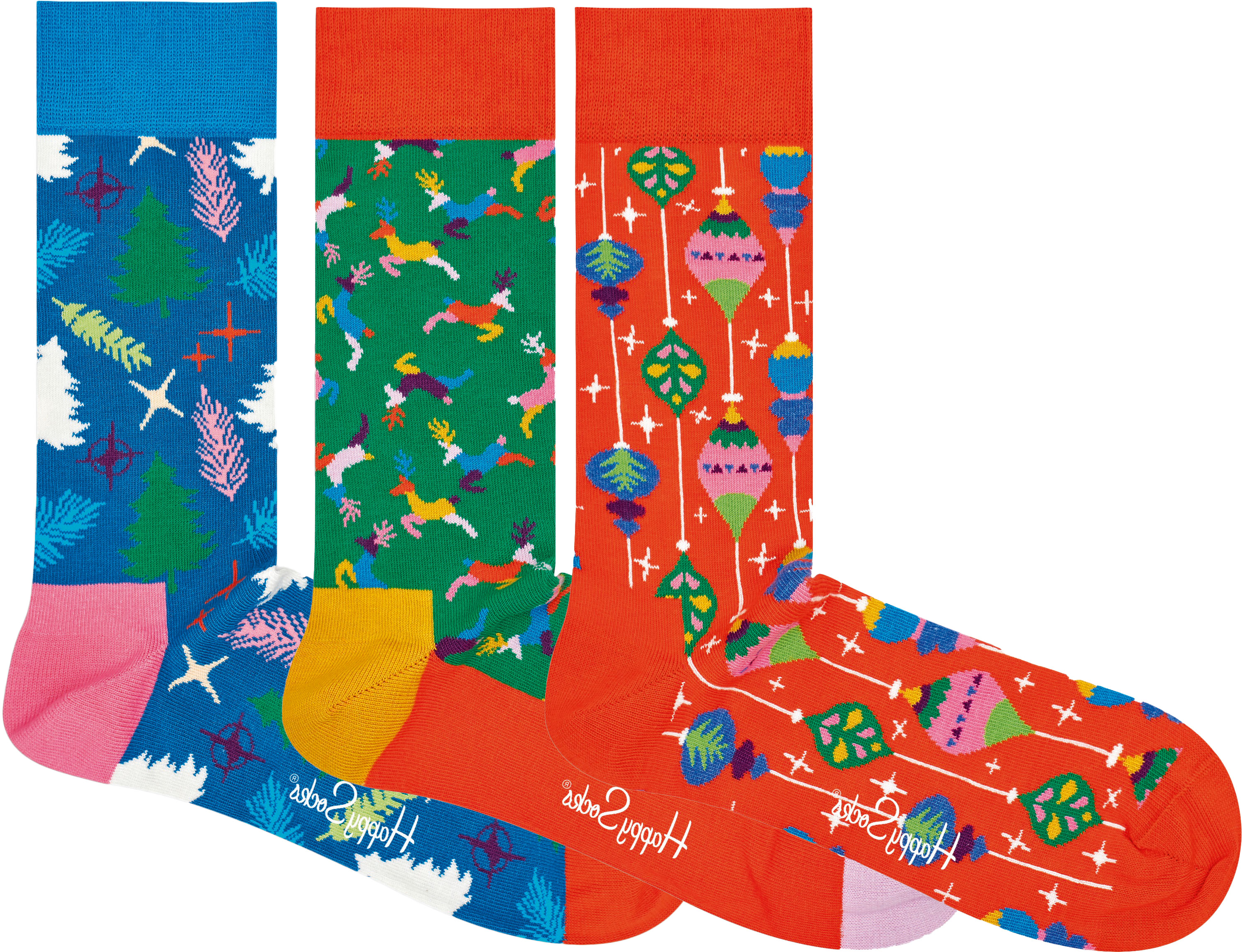 

Носки Happy Socks Singing Retro Holiday Gift Box XMAS08-4003 36-40 р 3 пары