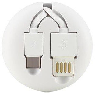 

Кабель Remax Roller type Retractable for Type-C 1 м White (RC-099A-WHITE)