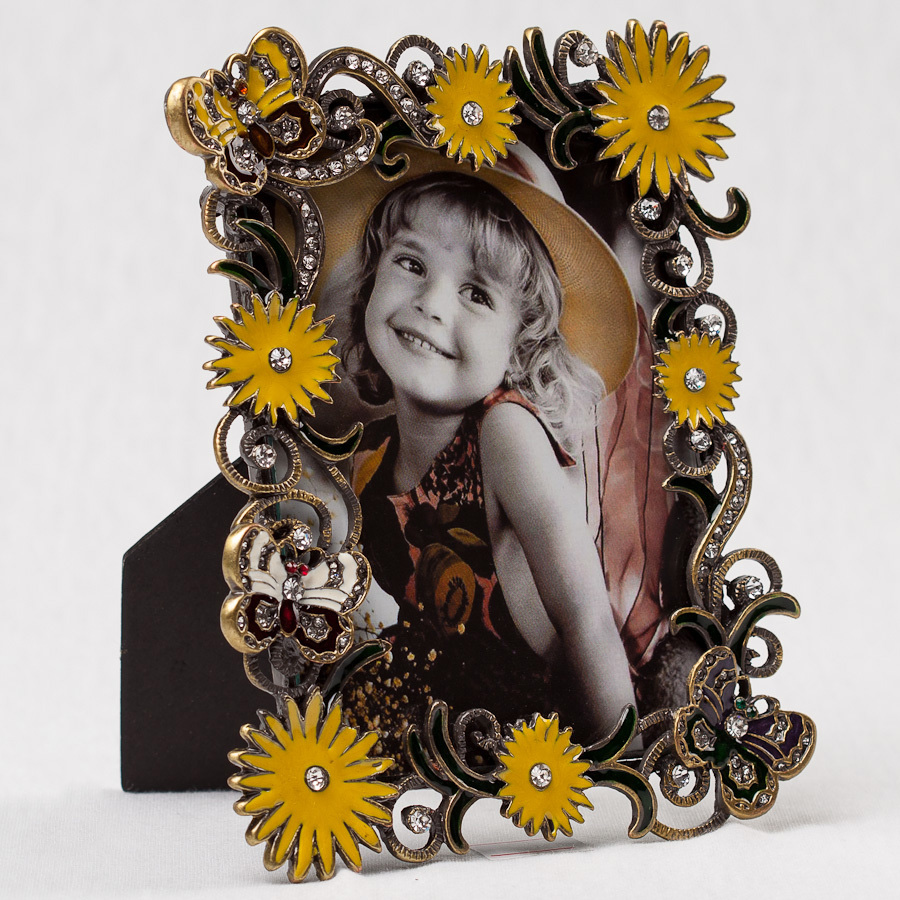 

Декоративная фоторамка «Бабочки в цветах» 12*15 см Angel Gifts SK15573