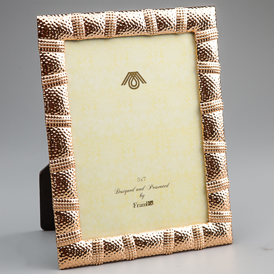 

Декоративная фоторамка «Бусинки Gold» 17*22 см Angel Gifts SK17125