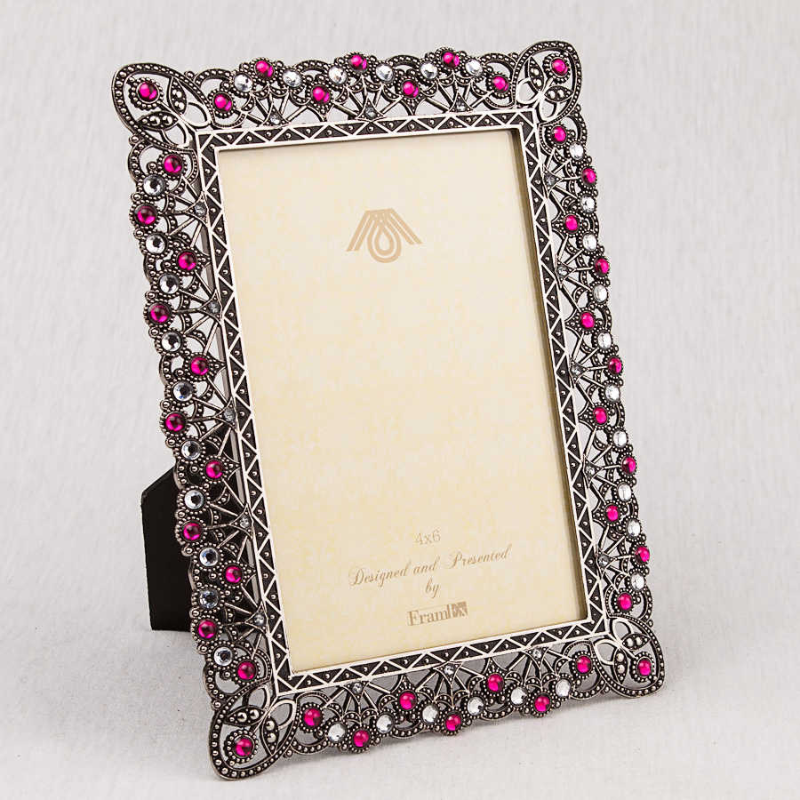 

Декоративная фоторамка «Рубины и алмазы» 15*20 см Angel Gifts SK16598
