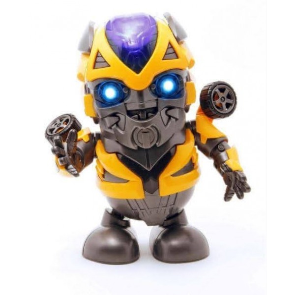 

Интерактивная игрушка танцующий робот Dance Hero Bumblebee со световыми и звуковыми эффектами