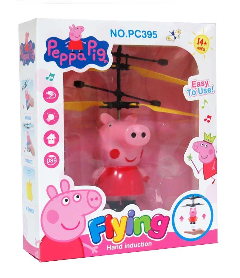 

Летающая Свинка Пеппа Peppa Pig розовая 8400