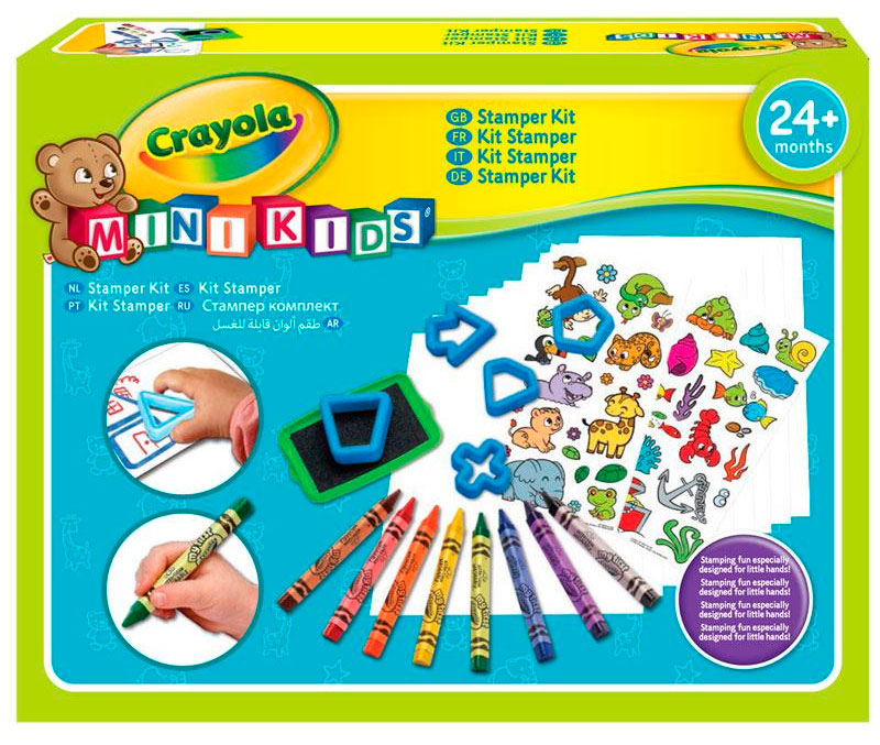 

Набор для творчества Мой первый набор со штампами, Mini kids, Crayola (81-1359)
