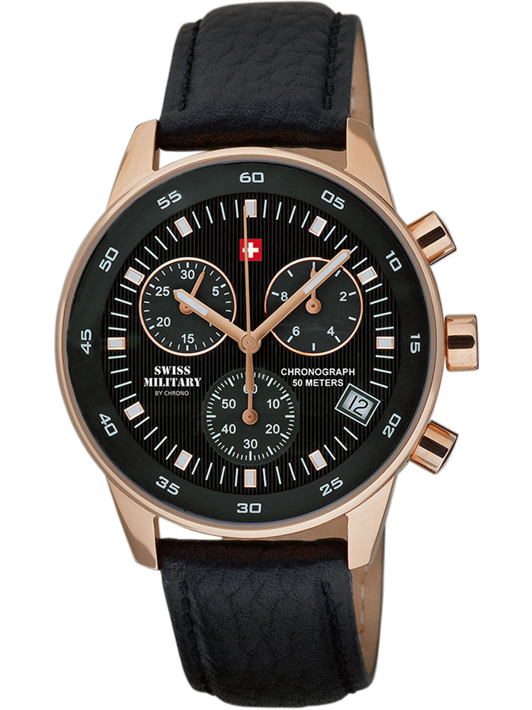 

Часы Swiss Military SM30052.06 Chronograph 40mm 5ATM