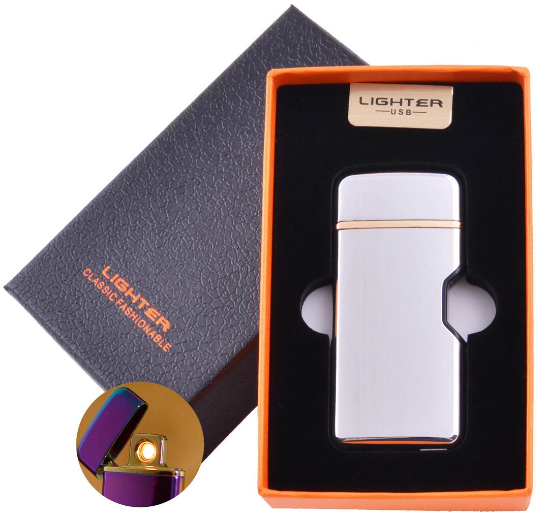 

USB зажигалка в подарочной коробке LIGHTER №HL-114 White USB