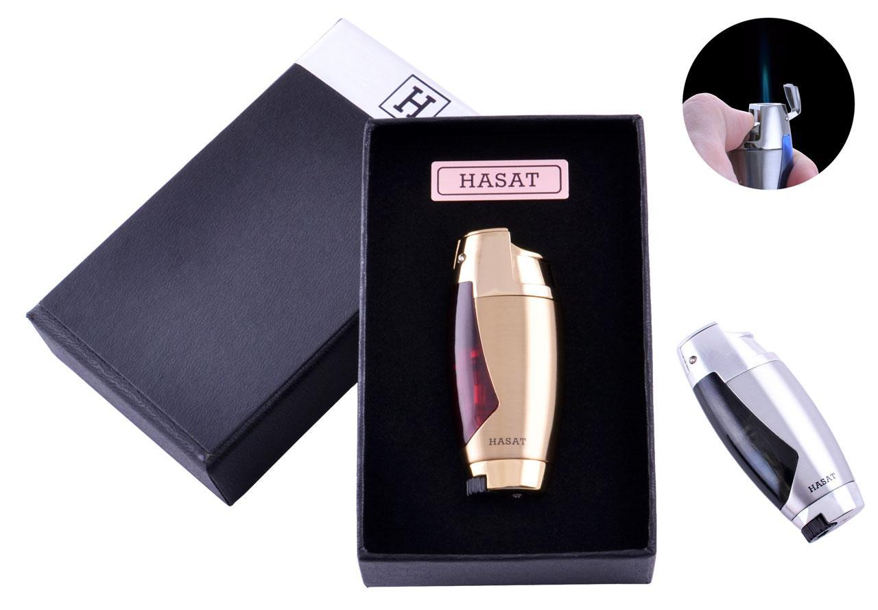 

Зажигалка в подарочной коробке HASAT (Острое пламя) №4309 Gold Moongrass