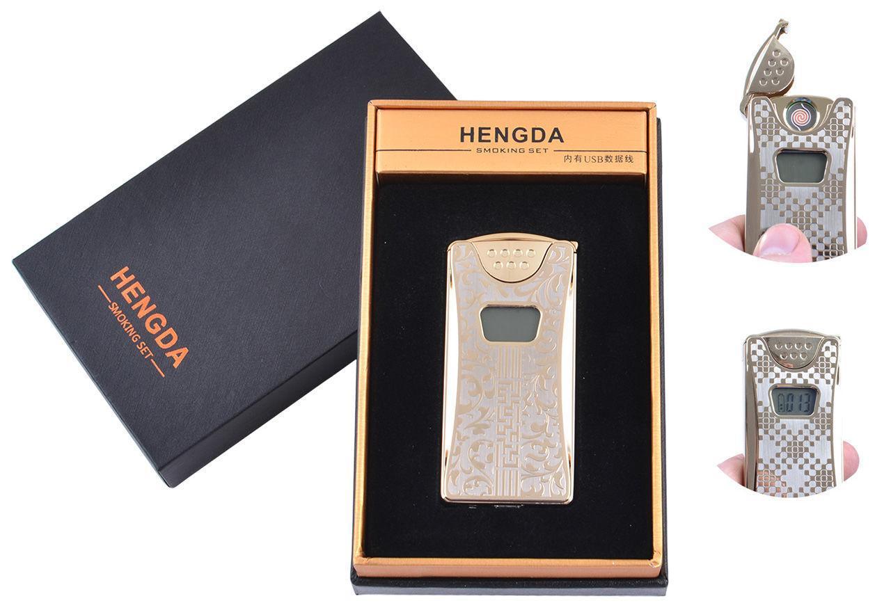 

USB зажигалка в подарочной упаковке HENGDA (Спираль накаливания, Счетчик поджигов) №XT-4873-1 USB