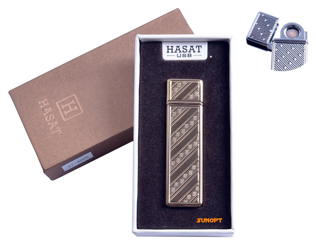 

USB зажигалка в подарочной упаковке "Hasat" (Двухсторонняя спираль накаливания) №4800-9 USB