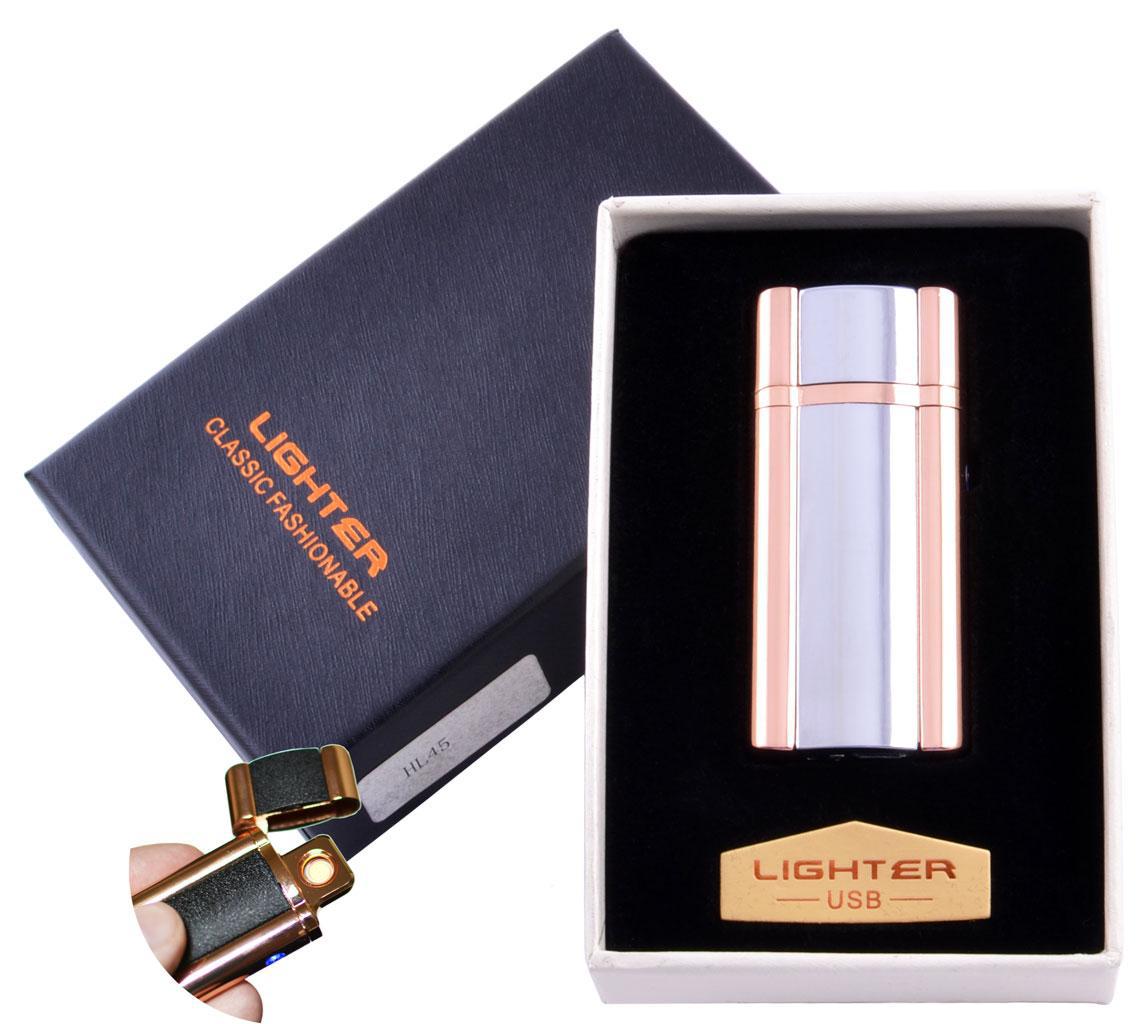 

USB зажигалка в подарочной упаковке Lighter (Спираль накаливания) №HL-45-3 USB