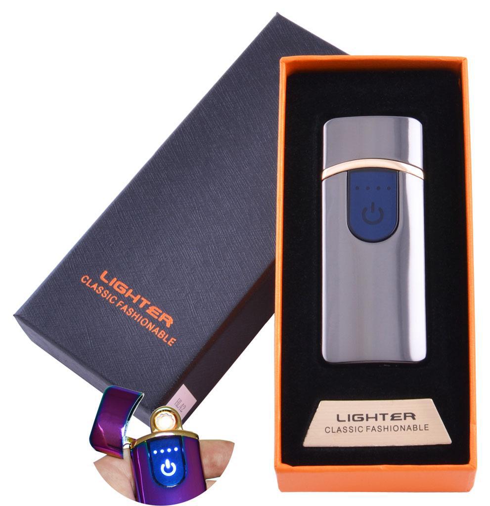 

USB зажигалка в подарочной упаковке Lighter (Спираль накаливания) №HL-42 Black USB